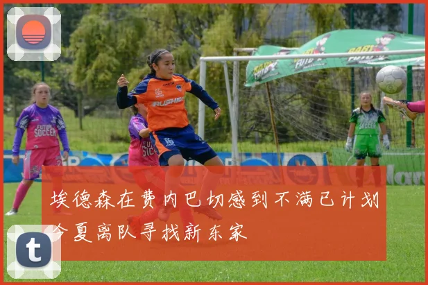埃德森在费内巴切感到不满已计划今夏离队寻找新东家